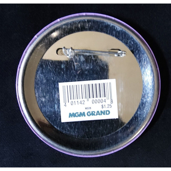 Vintage Popeye and Olive Oyl I Luvs Ya MGM Grand 3" Pinback Button Pin 1993 Old - Picture 2 of 2